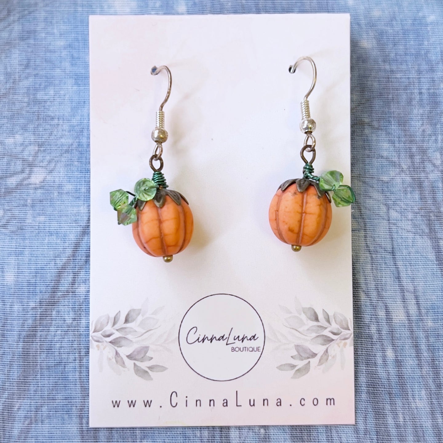 Pumpkin Earrings